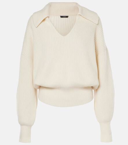 Wool, cashmere, and silk polo sweater - Joseph - Modalova