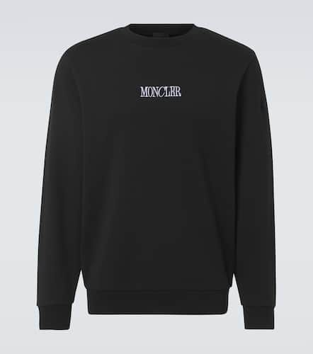 Besticktes Sweatshirt aus Baumwolle - Moncler - Modalova