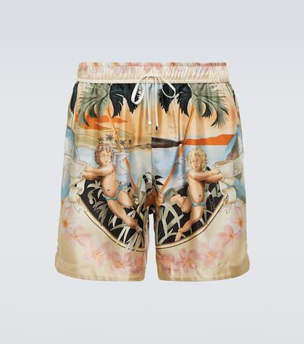 Amiri Printed silk shorts - Amiri - Modalova