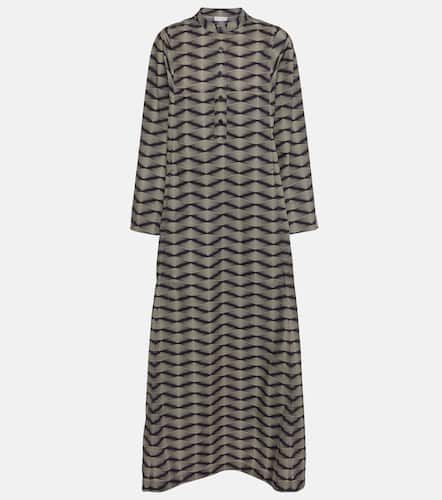 Printed cotton poplin maxi dress - Dries Van Noten - Modalova