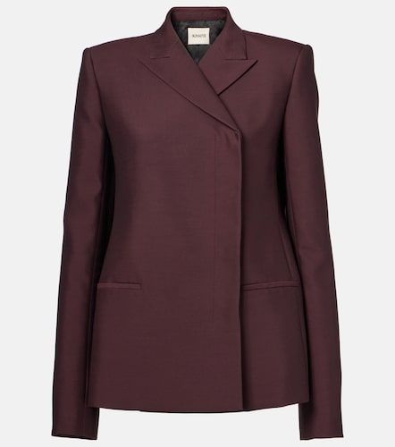 Blazer Silvannah in lana e seta - Khaite - Modalova