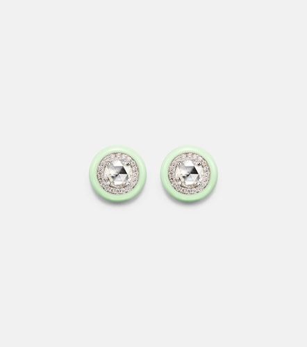 Pendientes de oro de 18 ct con diamantes - Kamyen - Modalova