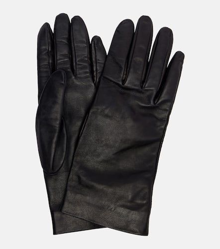 Cassandre leather gloves - Saint Laurent - Modalova
