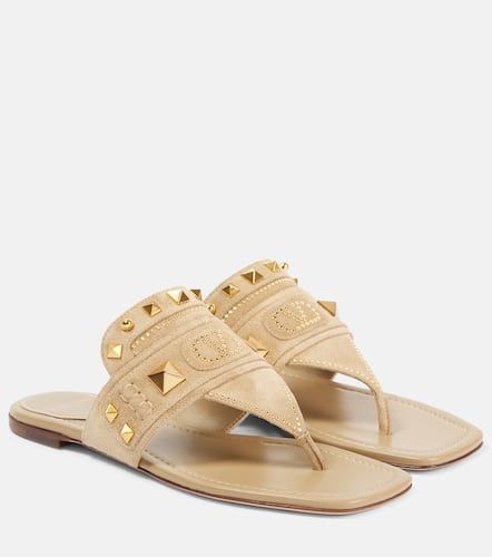 Plaster Caster suede thong sandals - Valentino Garavani - Modalova