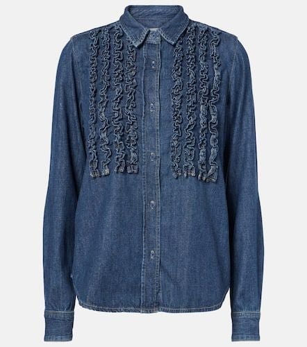 Nili Lotan Lexa ruffled denim shirt - Nili Lotan - Modalova