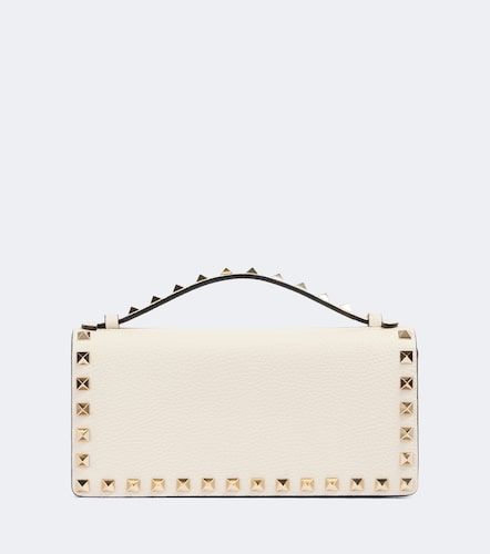 Cartera con cadena Rockstud de piel - Valentino Garavani - Modalova
