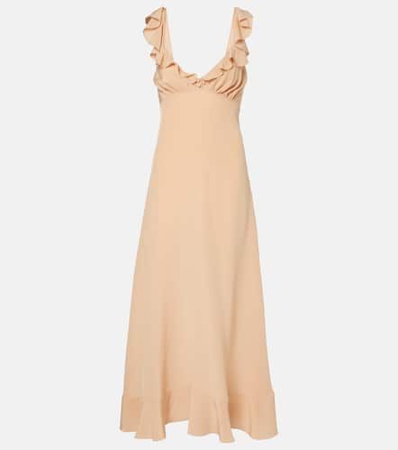 ChloÃ© Ruffled silk crÃªpe de chine maxi dress - Chloe - Modalova