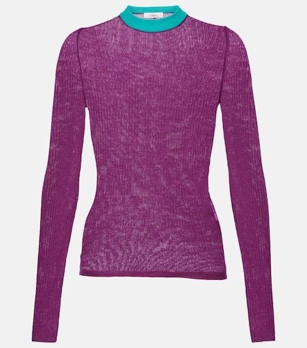 ChloÃ© Ribbed-knit wool sweater - Chloe - Modalova