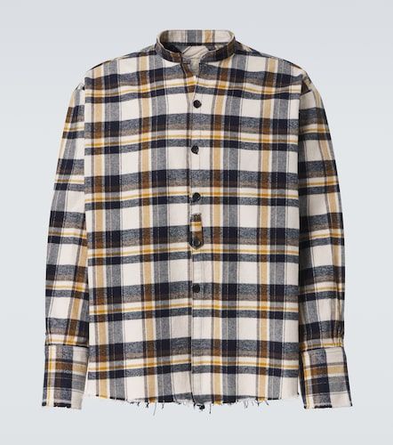 Camisa de algodón a cuadros - Greg Lauren - Modalova