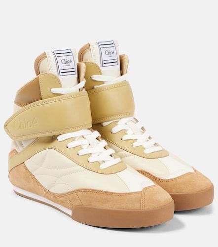 Kick high-top leather sneakers - Chloe - Modalova