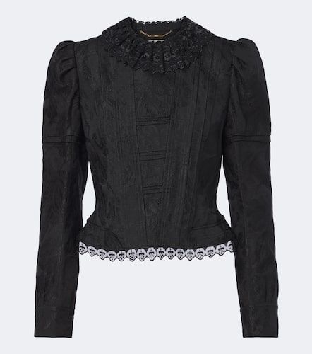 Chloé Jacke aus einem Wollgemisch mit Spitze - Chloe - Modalova