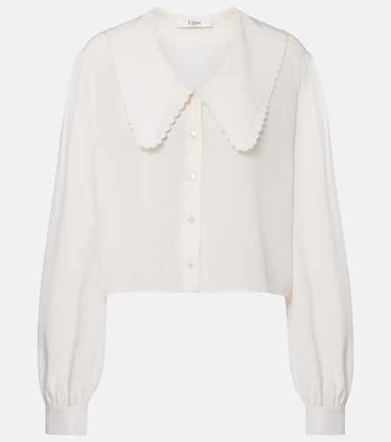 Chloé Camicia in seta crêpe de chine - Chloe - Modalova
