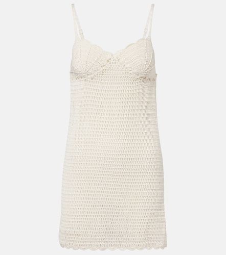 Vestido corto de croché de algodón - Anna Kosturova - Modalova