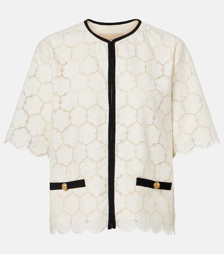 Giacca in cotone con ricamo - Valentino - Modalova