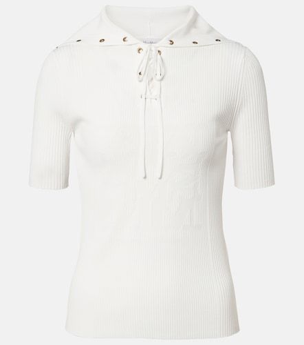 Max Mara Ribbed-knit lace-up top - Max Mara - Modalova