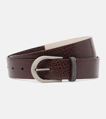 Cintura Monili in pelle - Brunello Cucinelli - Modalova