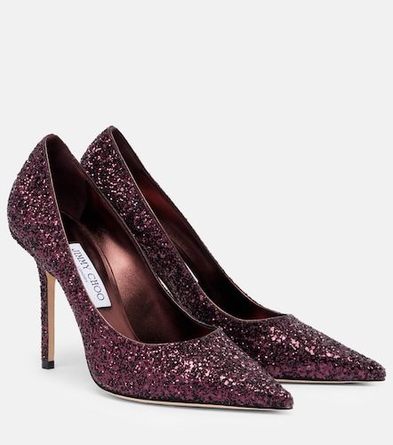 Pumps Love 100 con glitter - Jimmy Choo - Modalova