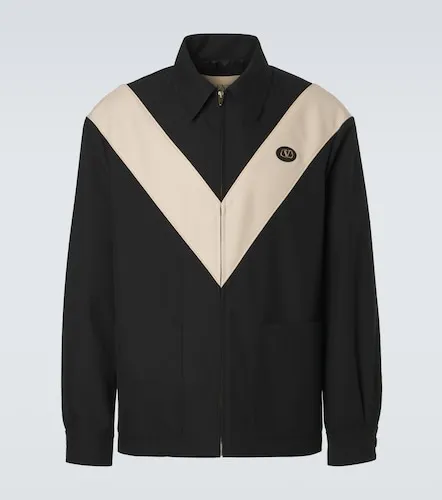 VLogo gabardine jacket - Valentino Garavani - Modalova