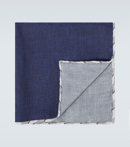 Silk pocket square - Brunello Cucinelli - Modalova