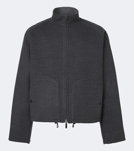 Reversible wool fleece jacket - Stoffa - Modalova