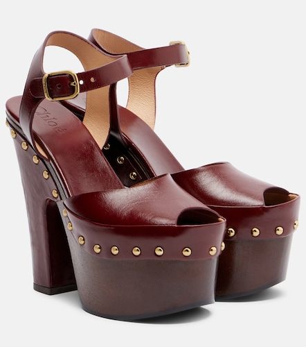 Chloé Sandalias con plataforma Meret de piel - Chloe - Modalova