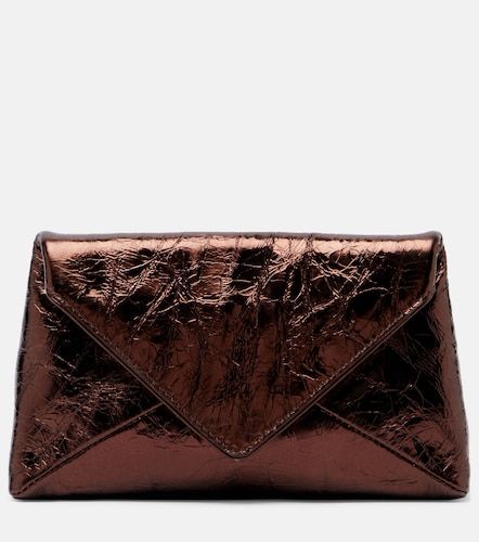 Small metallic leather clutch - Dries Van Noten - Modalova