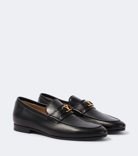 Mocasines de piel con VLogo - Valentino Garavani - Modalova