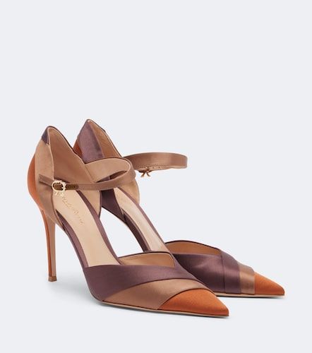 Sofia D'Orsay satin pumps - Gianvito Rossi - Modalova