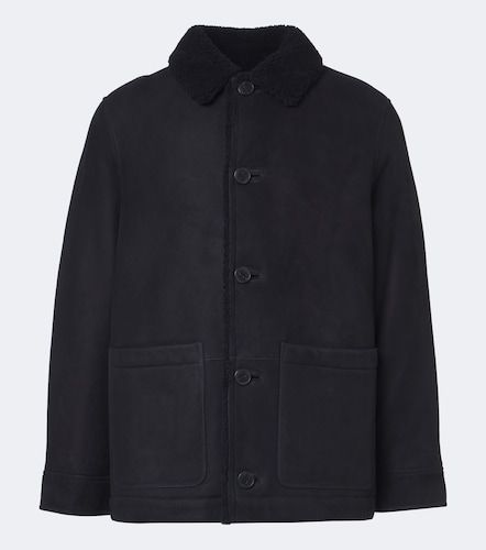 Lederjacke mit Shearling - Yves Salomon - Modalova