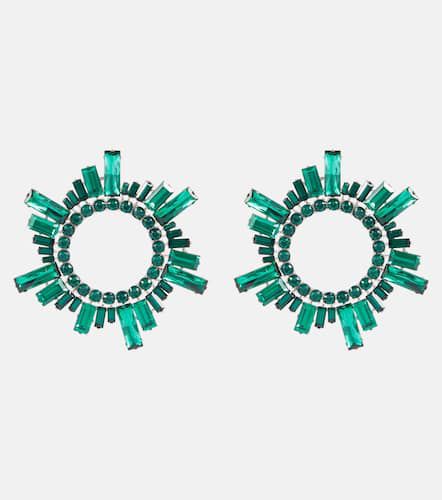 Begum crystal-embellished earrings - Amina Muaddi - Modalova