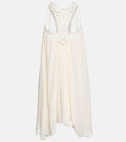 Racky embellished crochet and silk minidress - Isabel Marant - Modalova