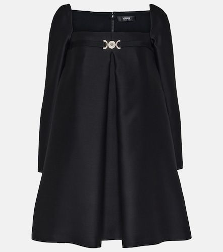 Miniabito Medusa ’95 in lana e seta - Versace - Modalova
