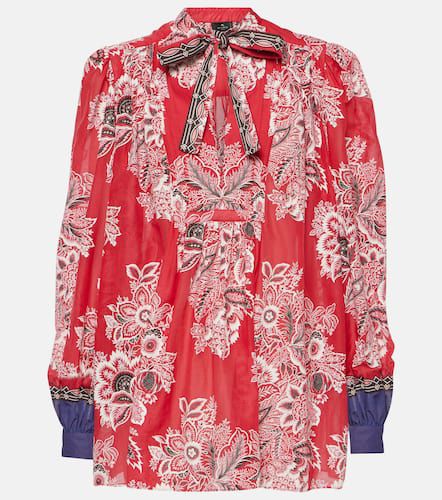 Etro Printed cotton and silk blouse - Etro - Modalova