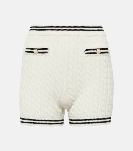 Shorts in cotone a righe - Alessandra Rich - Modalova