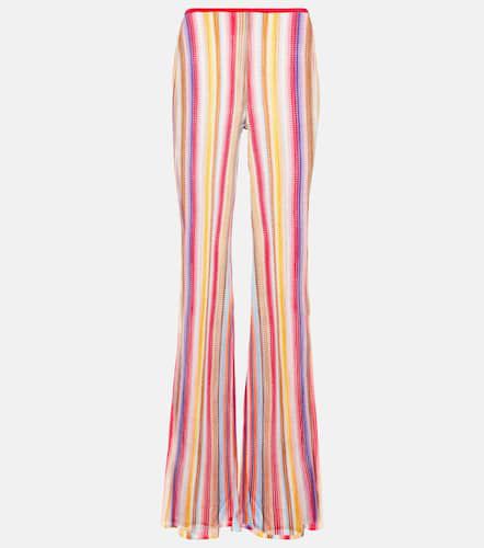 Striped low-rise flared pants - Missoni Mare - Modalova