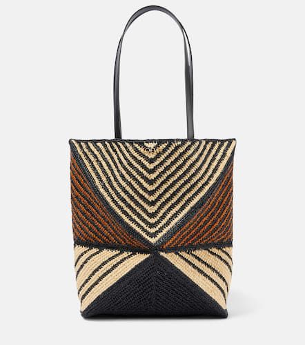 Paula's Ibiza Puzzle Fold Medium raffia tote bag - Loewe - Modalova