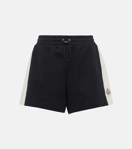 Moncler Logo cotton shorts - Moncler - Modalova