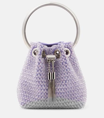 Bon Bon Micro embellished satin bucket bag - Jimmy Choo - Modalova