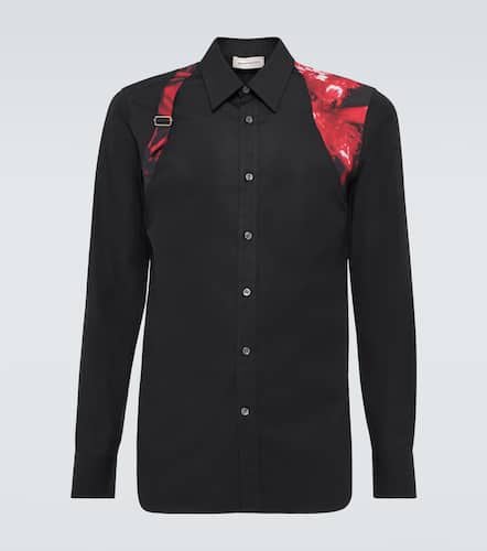 Harness cotton poplin shirt - Alexander McQueen - Modalova