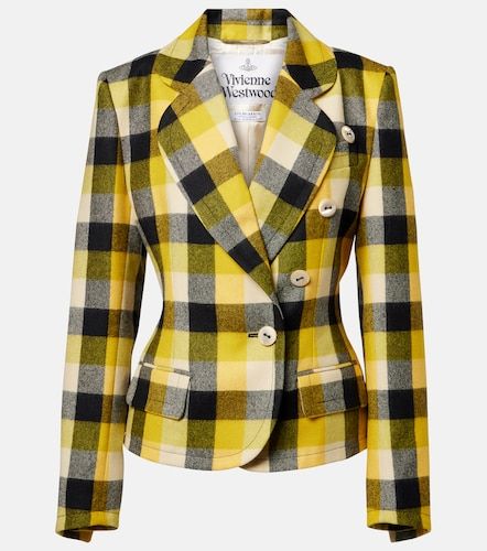 Georgia checked virgin wool blazer - Vivienne Westwood - Modalova