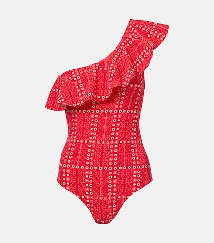 Sicilya ruffled printed swimsuit - Marant Etoile - Modalova