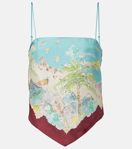 Alemais Daria printed silk top - Alemais - Modalova