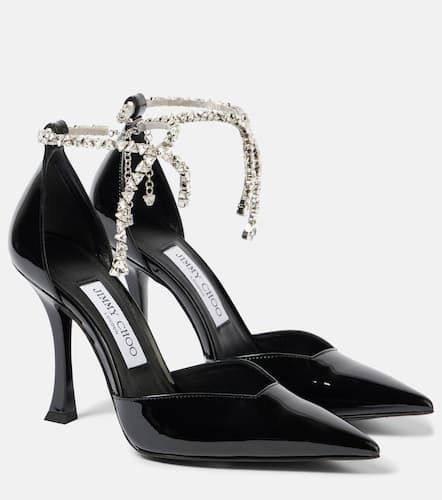 Stevie 100 embellished patent leather pumps - Jimmy Choo - Modalova