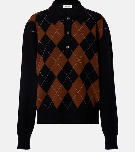 Rohe Argyle wool polo sweater - Rohe - Modalova