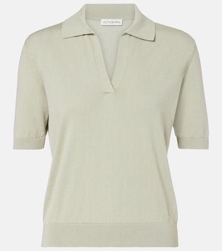 Polo Clay de algodón y seda cropped - Altuzarra - Modalova