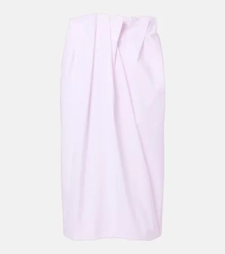 Falda tubo de algodón plisada - Simone Rocha - Modalova