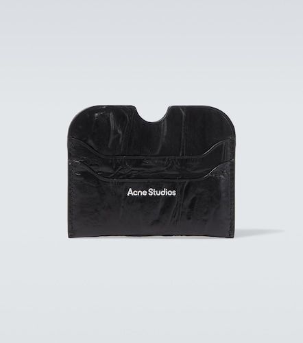 Croc-effect leather card holder - Acne Studios - Modalova