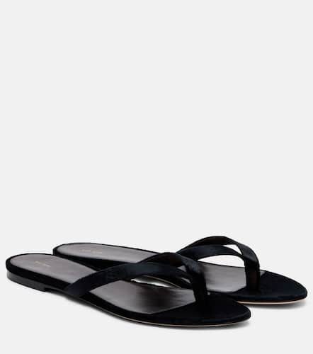 The Row Sacha velvet thong sandals - The Row - Modalova