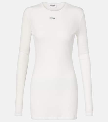 Miu Miu Robe en coton - Miu Miu - Modalova