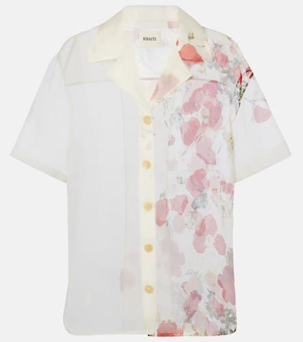 Riordan floral sheer silk organza shirt - Khaite - Modalova
